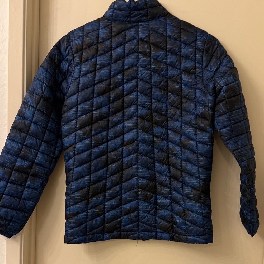 Snozu Navy and Neon Kids Puffer Jacket - Picture 7 of 8